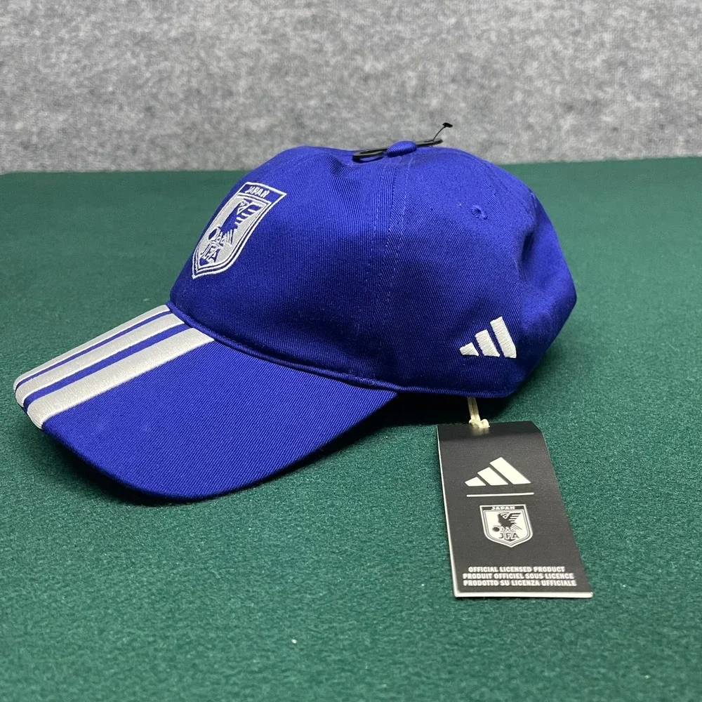 Japan Football Association Hat JFA Soccer Cap Purple Adjustable Strap OSFM NEW
